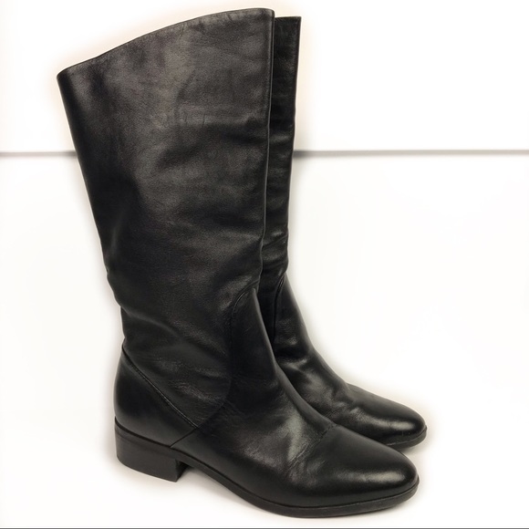 Indeed Shoes Indeed 65m Sandusky Black Leather Pull On Boots Poshmark
